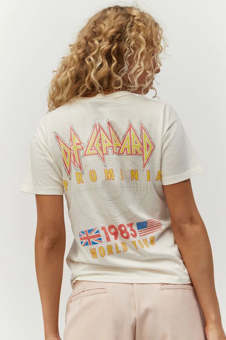 DEF LEPPARD TNT PYROMANIA '83 RINGER TEE sold by Nica product image thumbnail 2