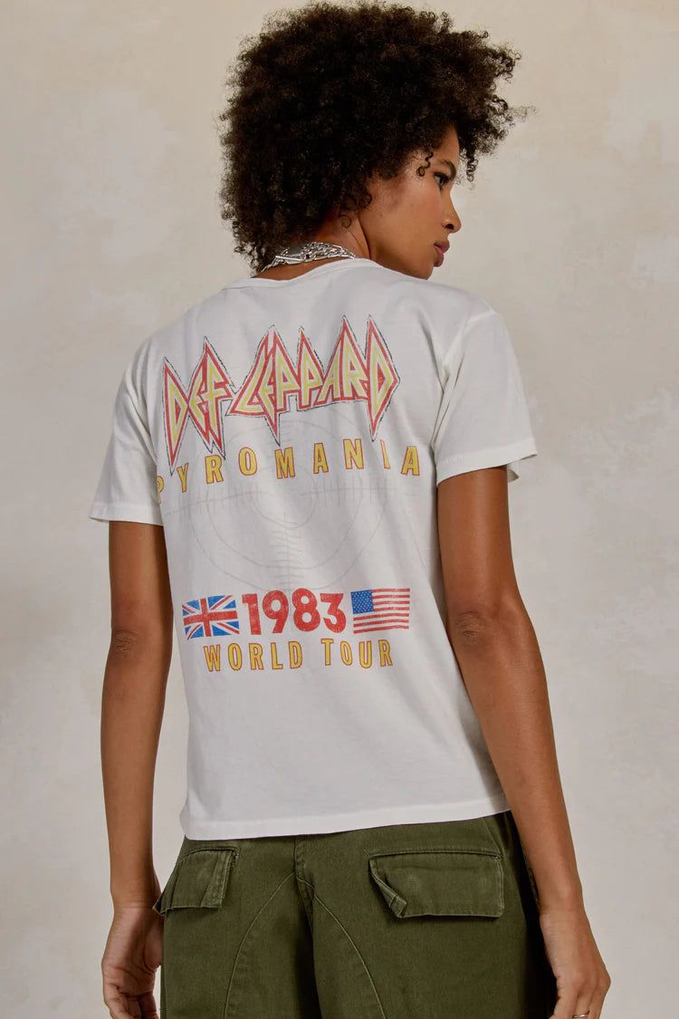 DEF LEPPARD TNT PYROMANIA '83 RINGER TEE sold by Nica product image thumbnail 5
