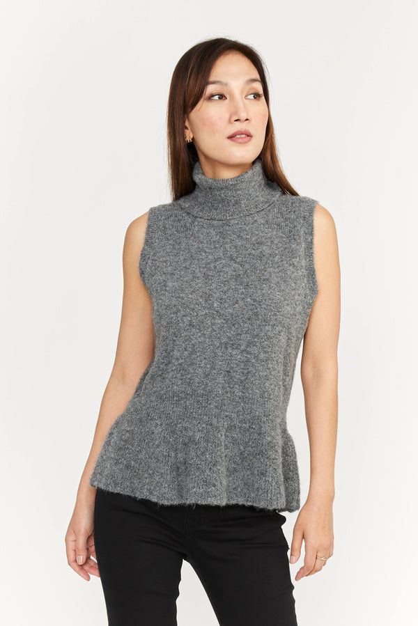 MOCK NECK TANK SWEATER sold by Nica