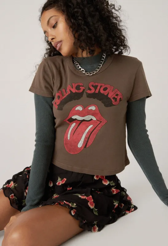 ROLLING STONES TONGUE SHRUNKEN TEE sold by Nica