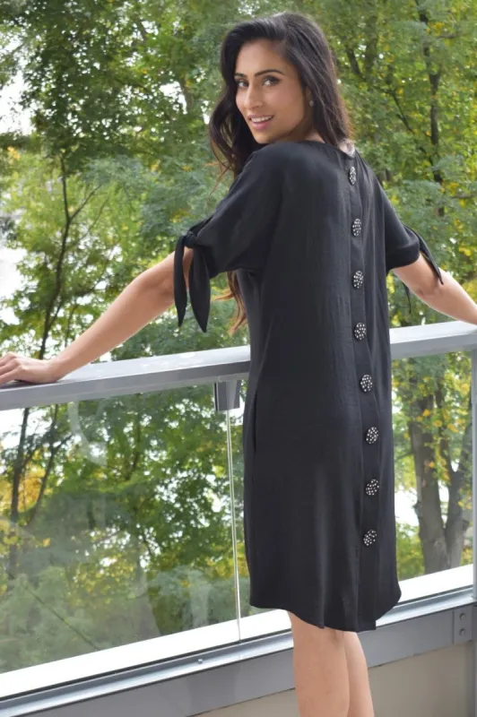 BUTTON DETAIL DRESS sold by Nica