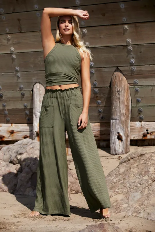 BLISSED OUT WIDE LEG PANT sold by Nica