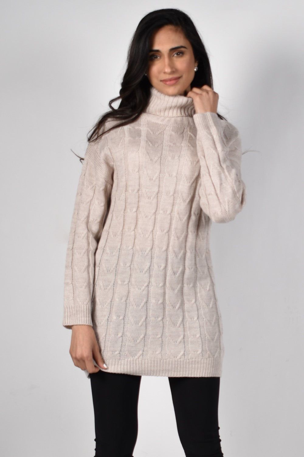 TURTLE NECK SWEATER 214151U sold by Nica