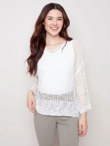CROCHET SWEATER sold by Nica