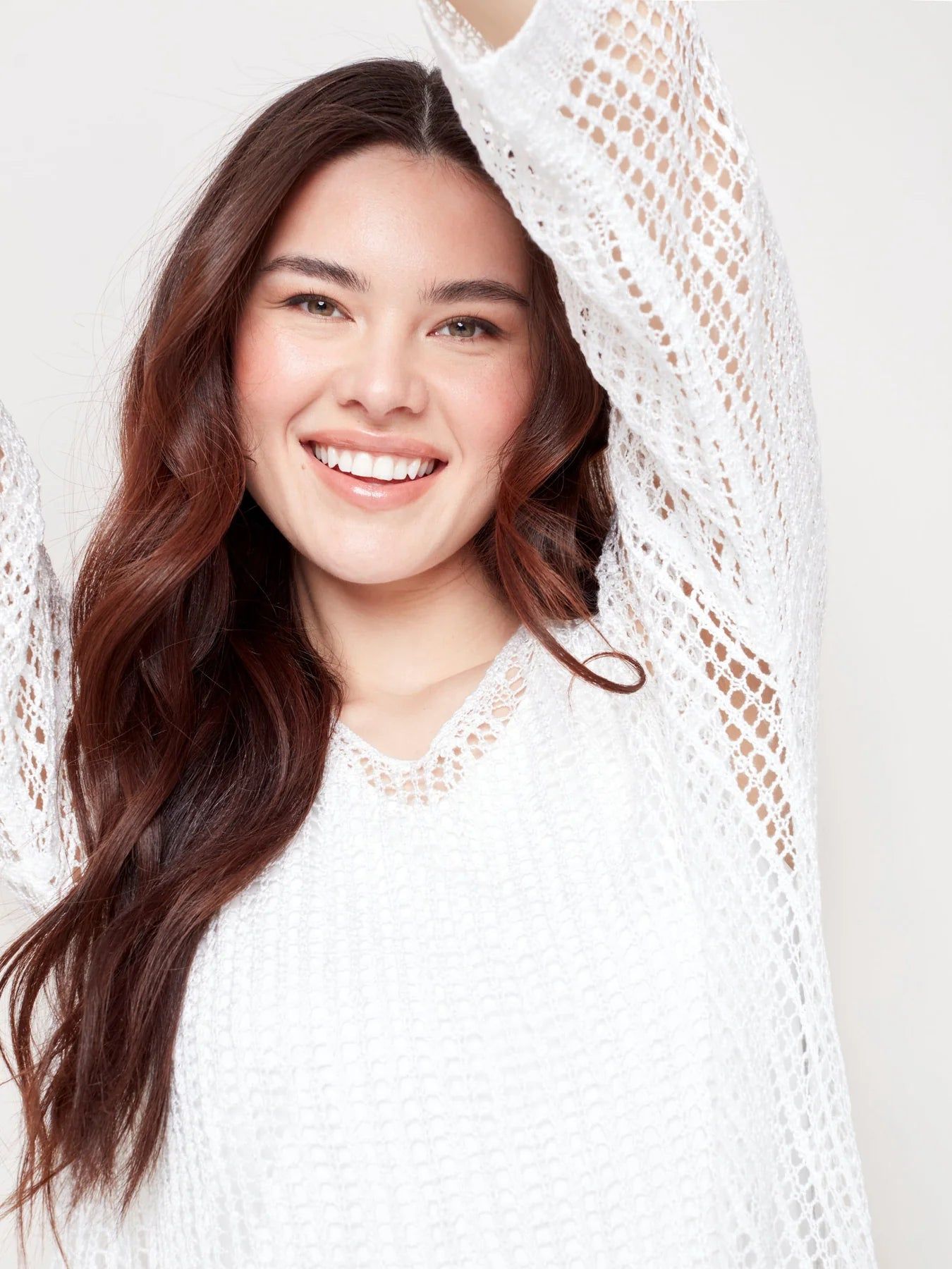 CROCHET SWEATER sold by Nica product image thumbnail 3