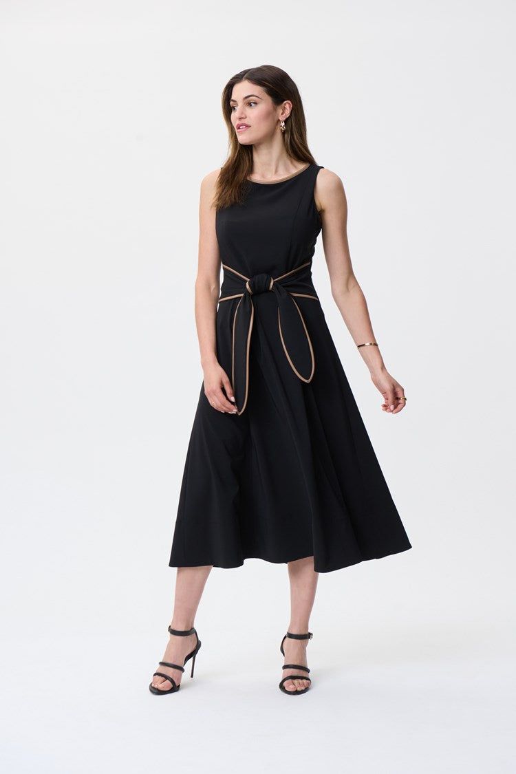 Belted Fit And Flare Dress sold by Nica product image thumbnail 2