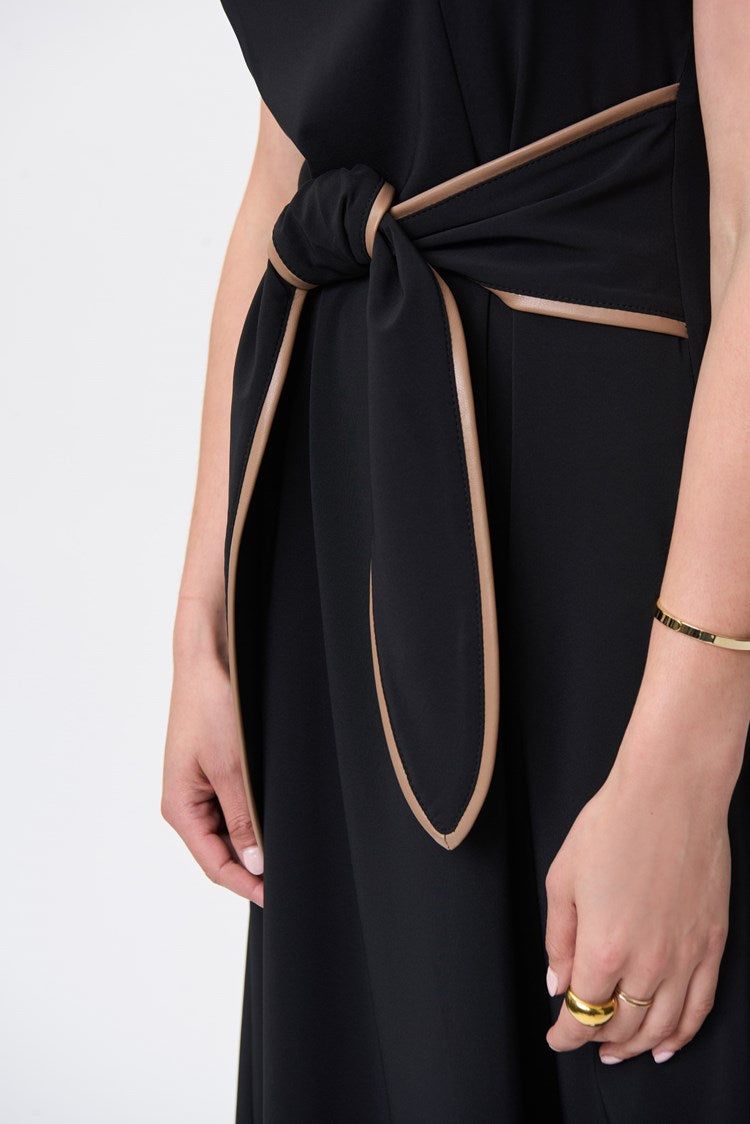 Belted Fit And Flare Dress sold by Nica product image thumbnail 4