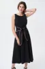 Belted Fit And Flare Dress sold by Nica