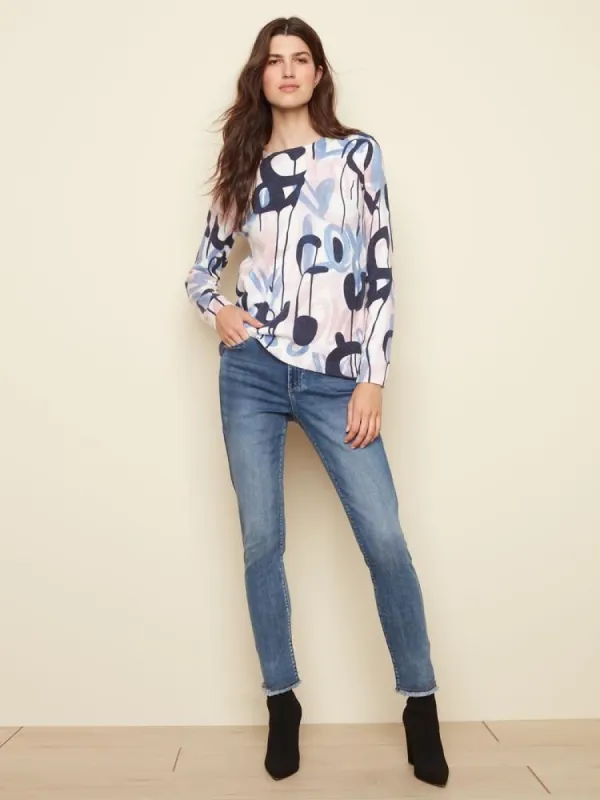 PRINTED SWEATER sold by Nica