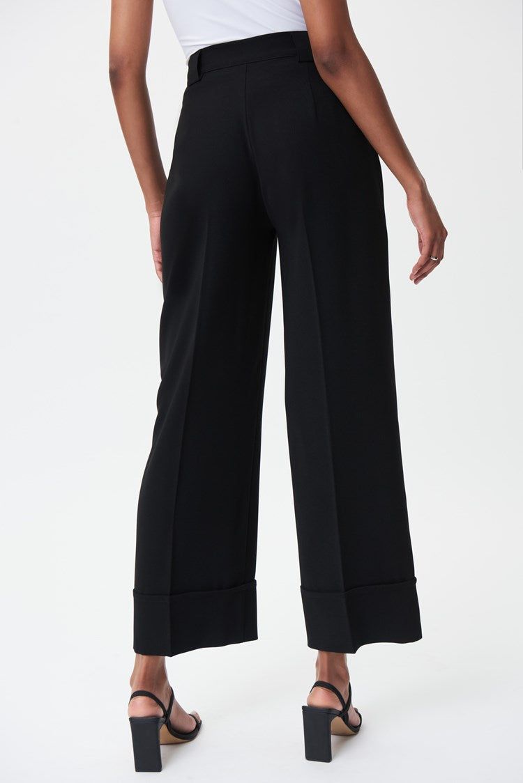 Woven Wide-Legged Twill Cuff Pants sold by Nica product image thumbnail 4