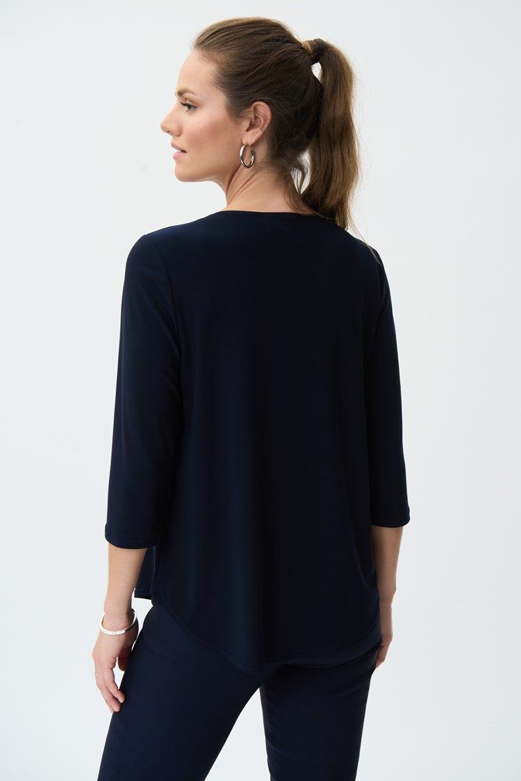 Zipped Neckline Top sold by Nica product image thumbnail 4