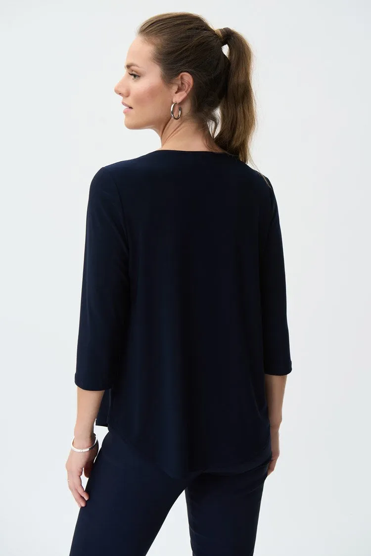 Zipped Neckline Top sold by Nica product image thumbnail 4
