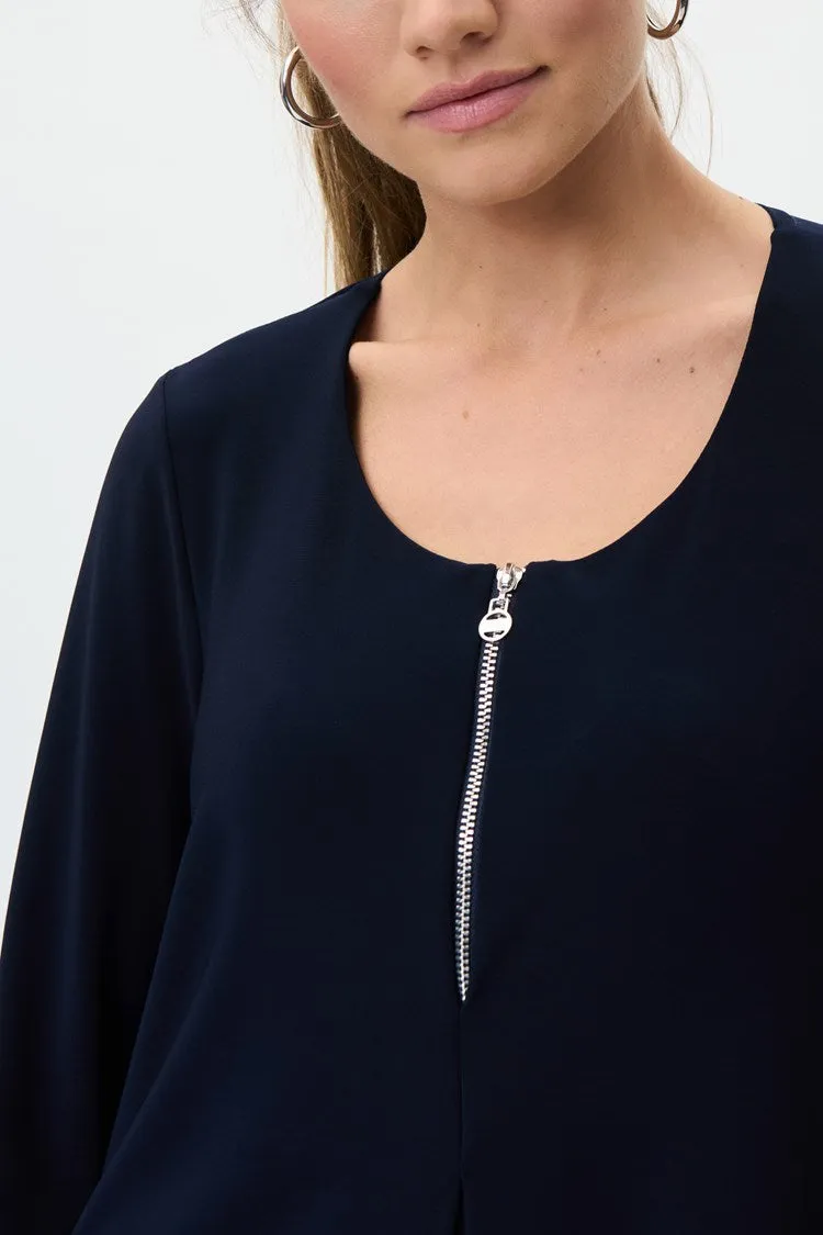 Zipped Neckline Top sold by Nica product image thumbnail 3