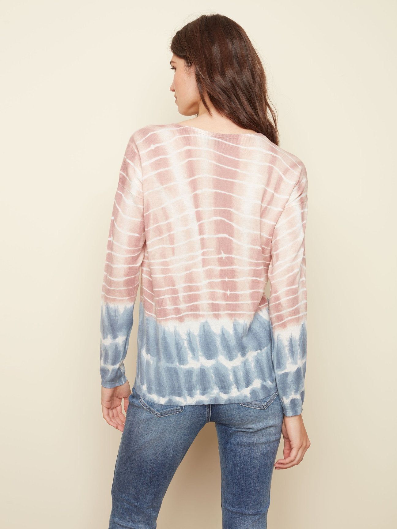 TIE DYE KNIT SWEATER sold by Nica product image thumbnail 2