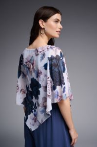 Floral Print Poncho Top sold by Nica
