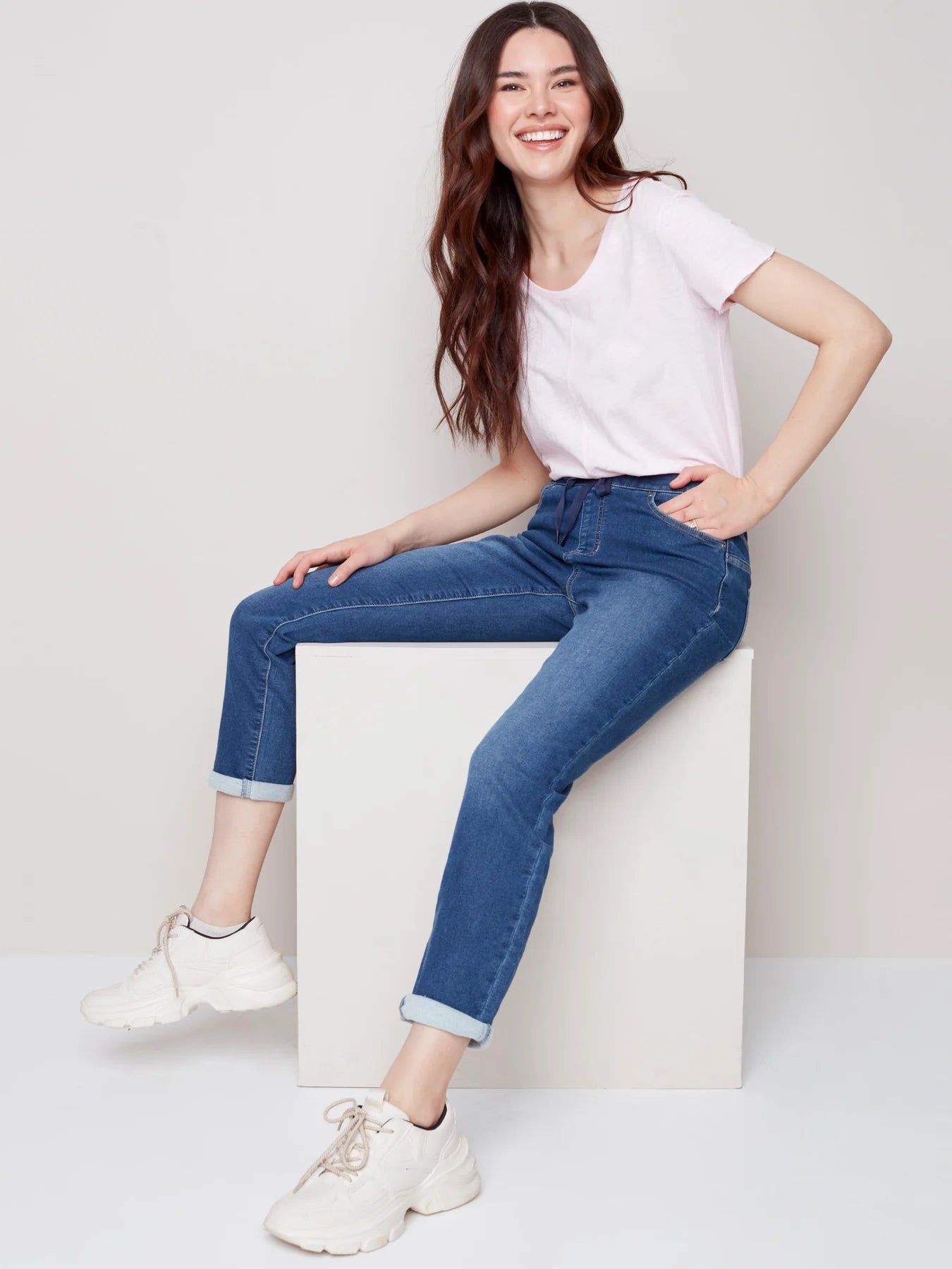 DENIM JOGGER PANT sold by Nica