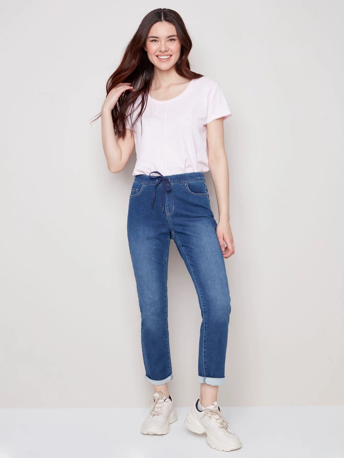 DENIM JOGGER PANT sold by Nica product image thumbnail 5