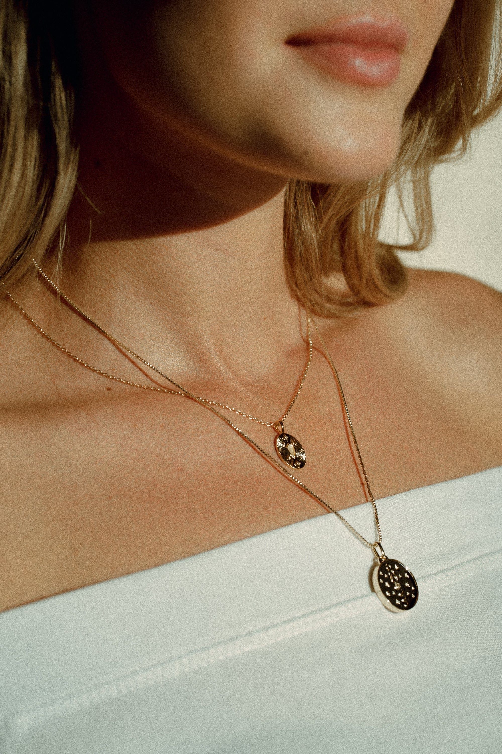 STARLIT GOLD NECKLACE sold by Nica product image thumbnail 2