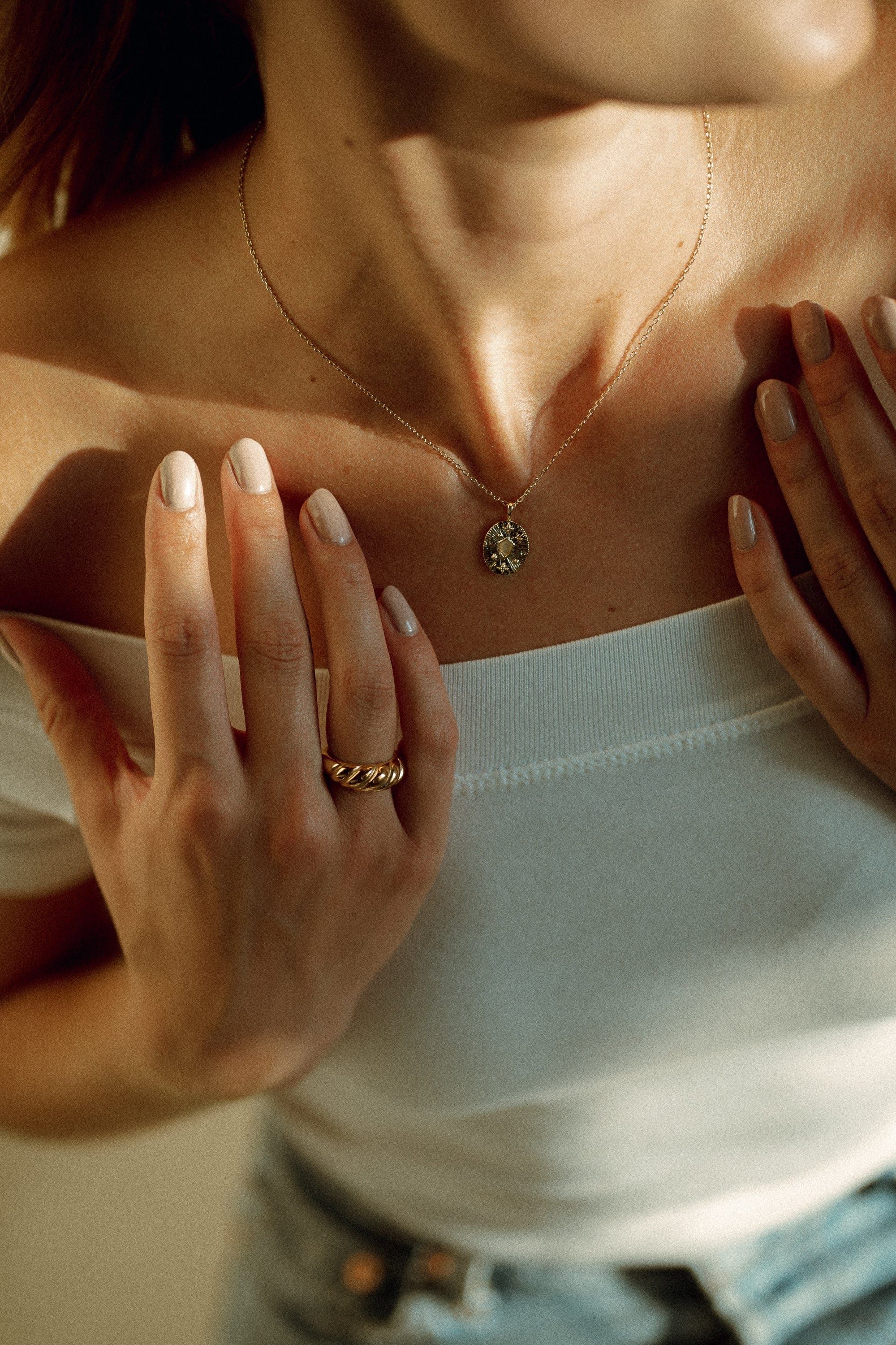 STARLIT GOLD NECKLACE sold by Nica