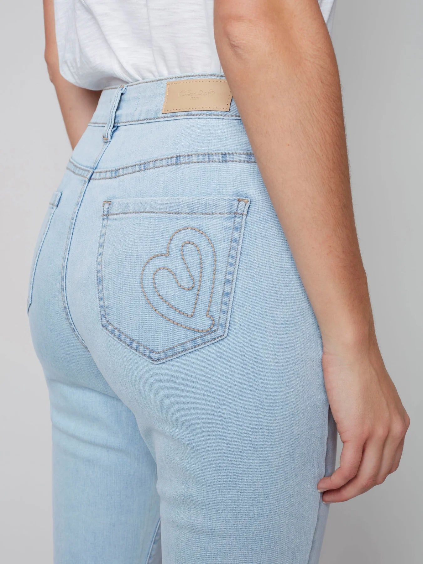 BOOTCUT JEANS WITH RAW HEM sold by Nica product image thumbnail 3