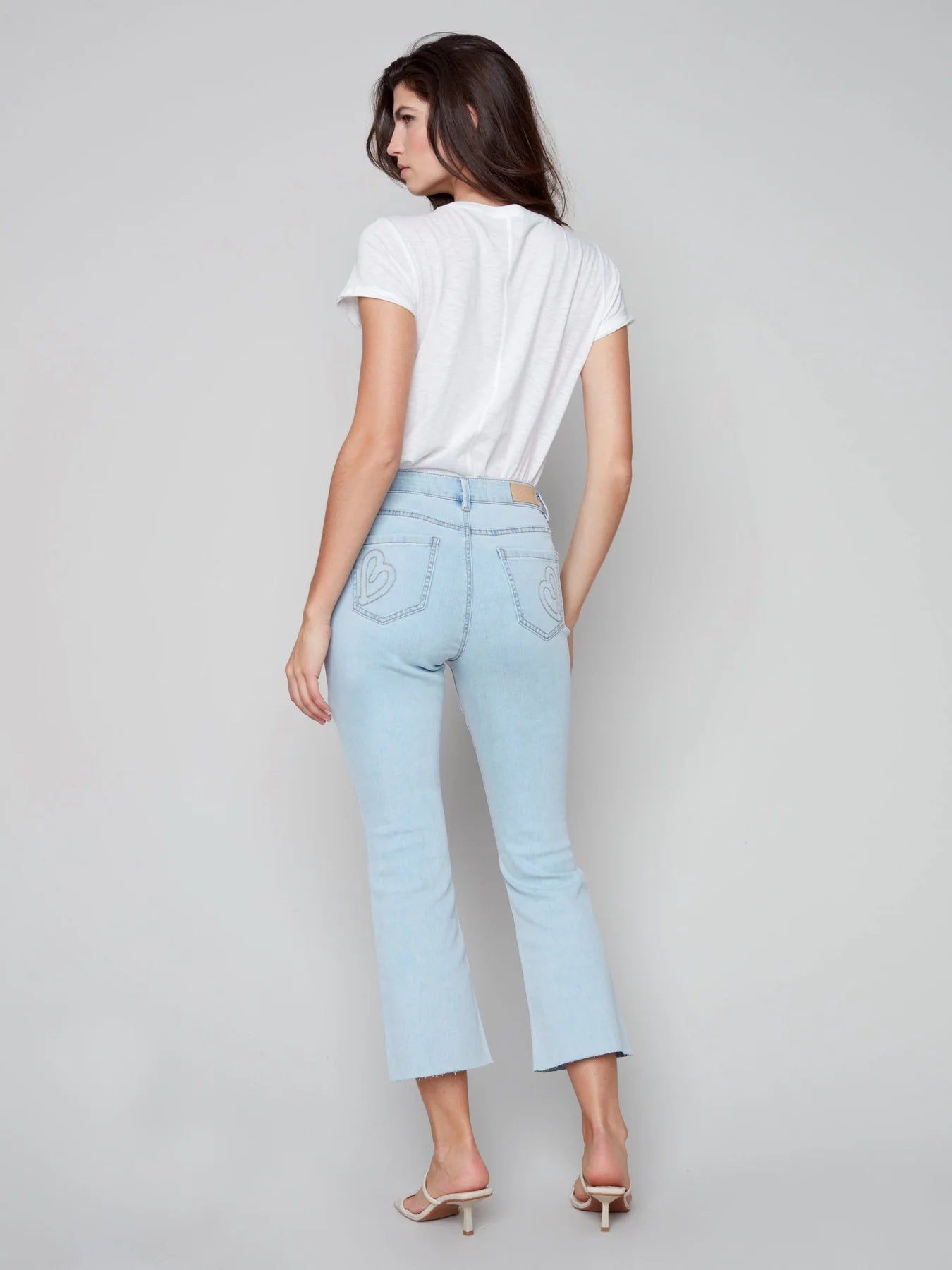 BOOTCUT JEANS WITH RAW HEM sold by Nica product image thumbnail 5