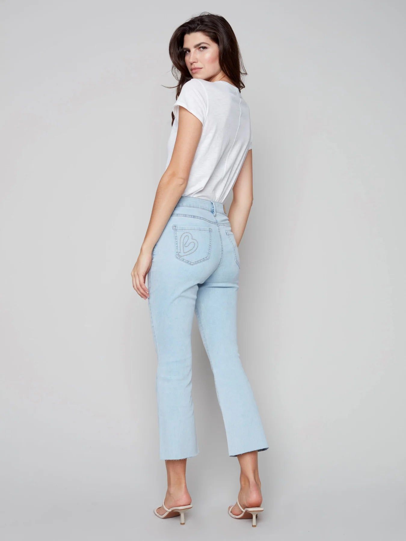 BOOTCUT JEANS WITH RAW HEM sold by Nica product image thumbnail 2