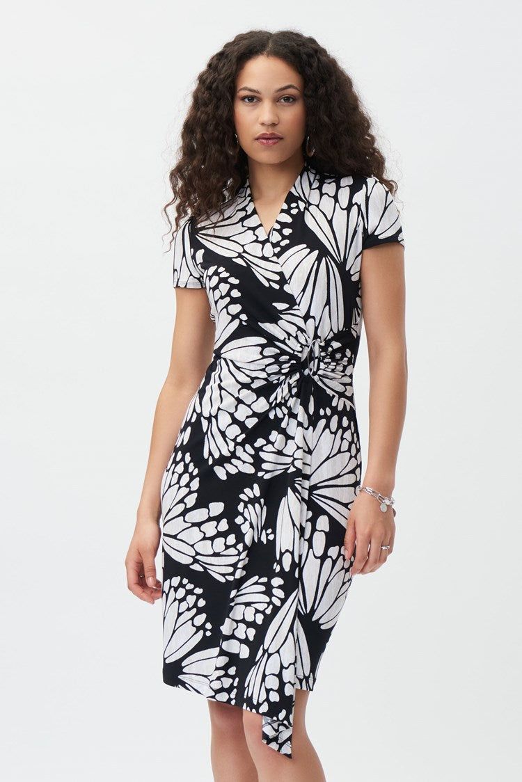 Butterfly Wrap Dress sold by Nica product image thumbnail 2