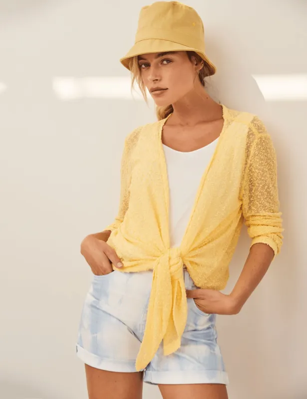 KNIT TIE SWEATER sold by Nica