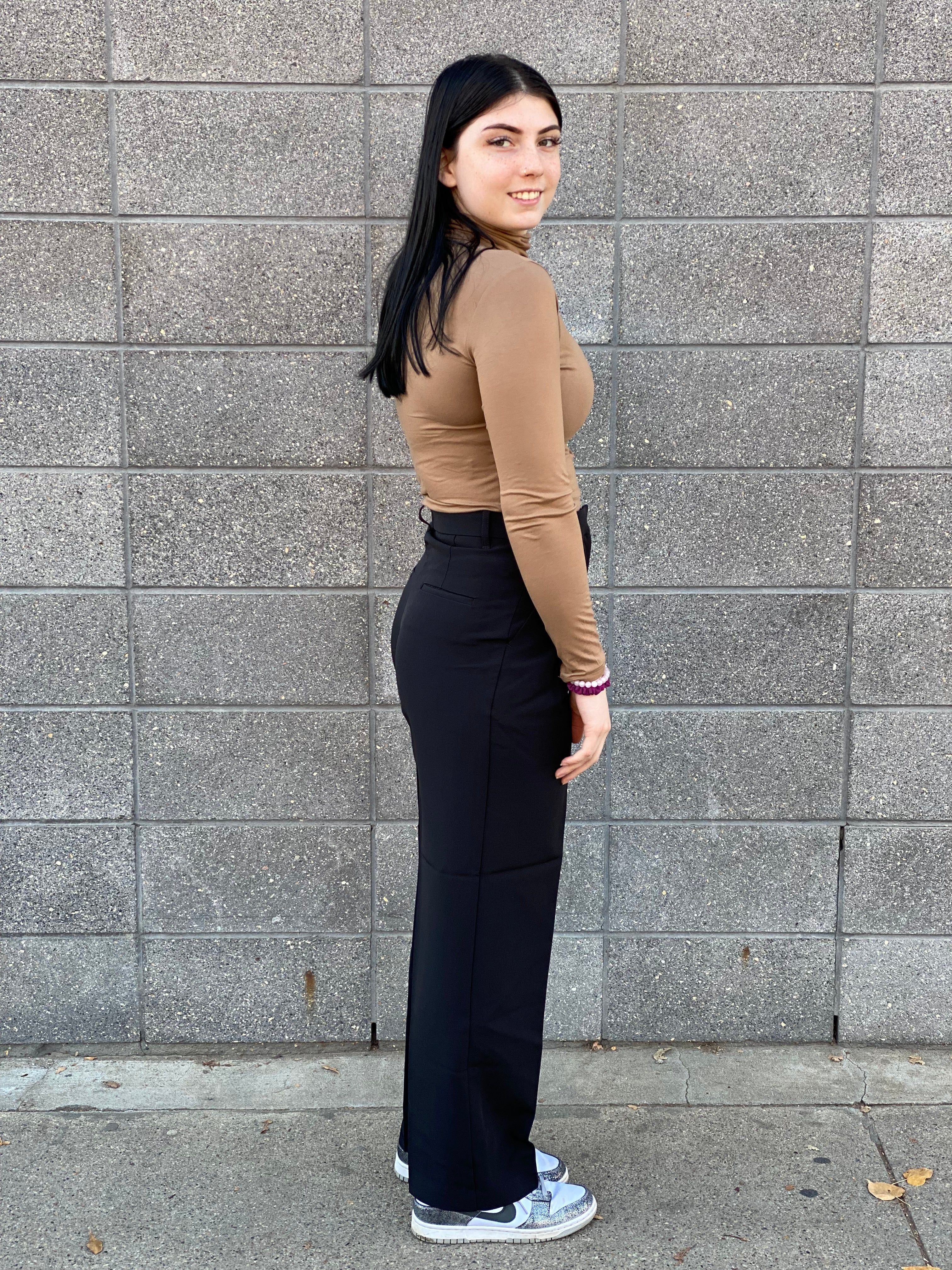BRYNN DOUBLE PLEATED PANT sold by Nica product image thumbnail 4