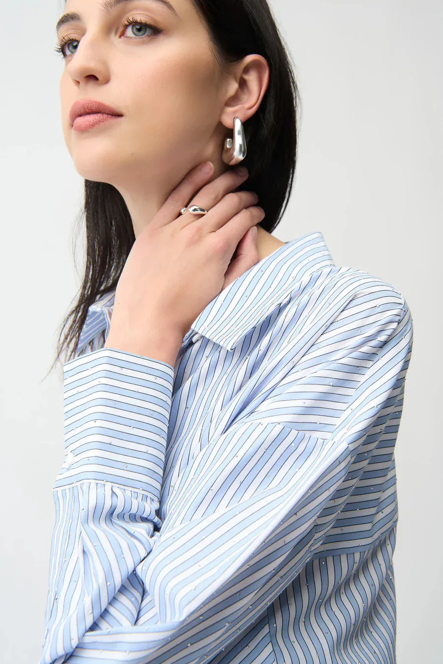 Paige Striped Button-Up sold by Nica product image thumbnail 5