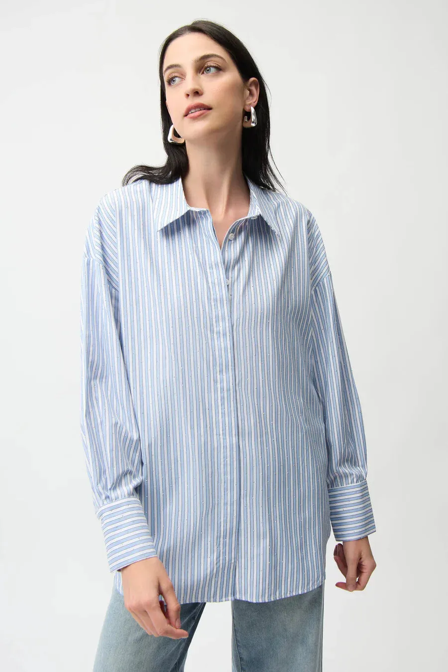 Paige Striped Button-Up sold by Nica product image thumbnail 3