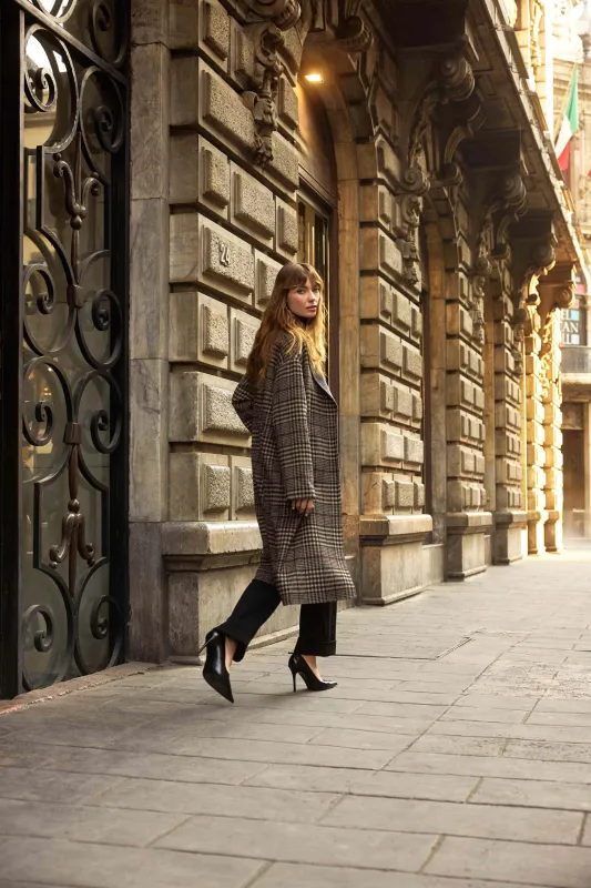 Blaire Wool Plaid Jacket sold by Nica