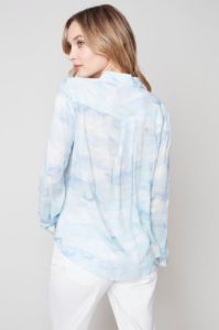 PRINTED CHIFFON SHIRT sold by Nica