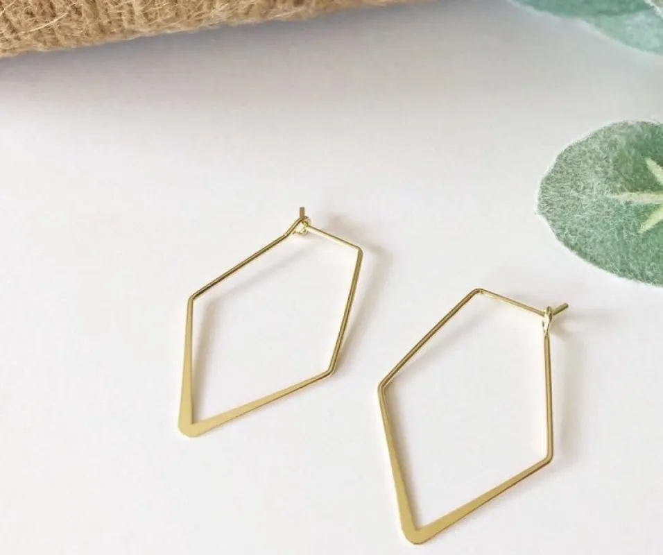 DIAMOND HOOP EARRINGS sold by Nica