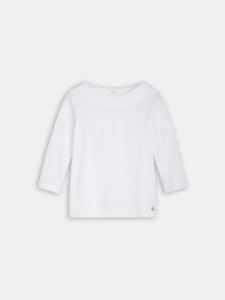 LONG-SLEEVE TOP WITH BATEAU NECKLINE sold by Nica