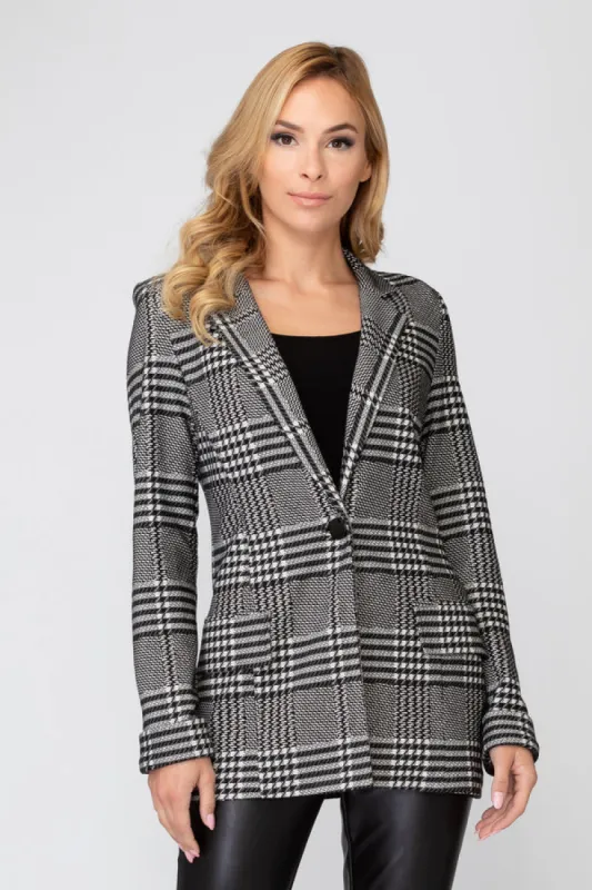 HOUNDSTOOTH BLAZER sold by Nica