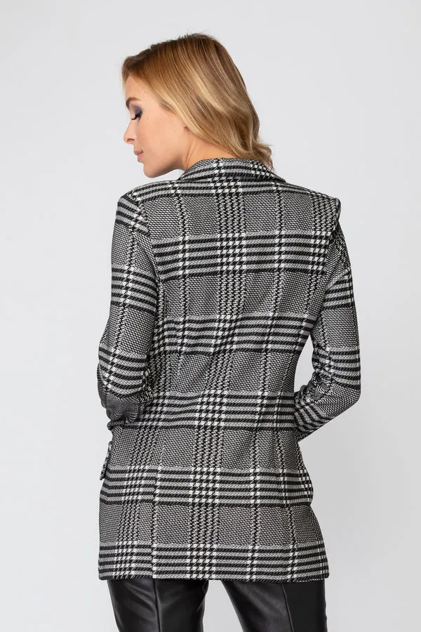 HOUNDSTOOTH BLAZER sold by Nica product image thumbnail 3