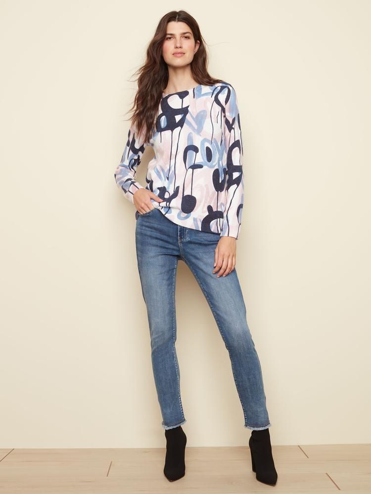 PRINTED SWEATER sold by Nica