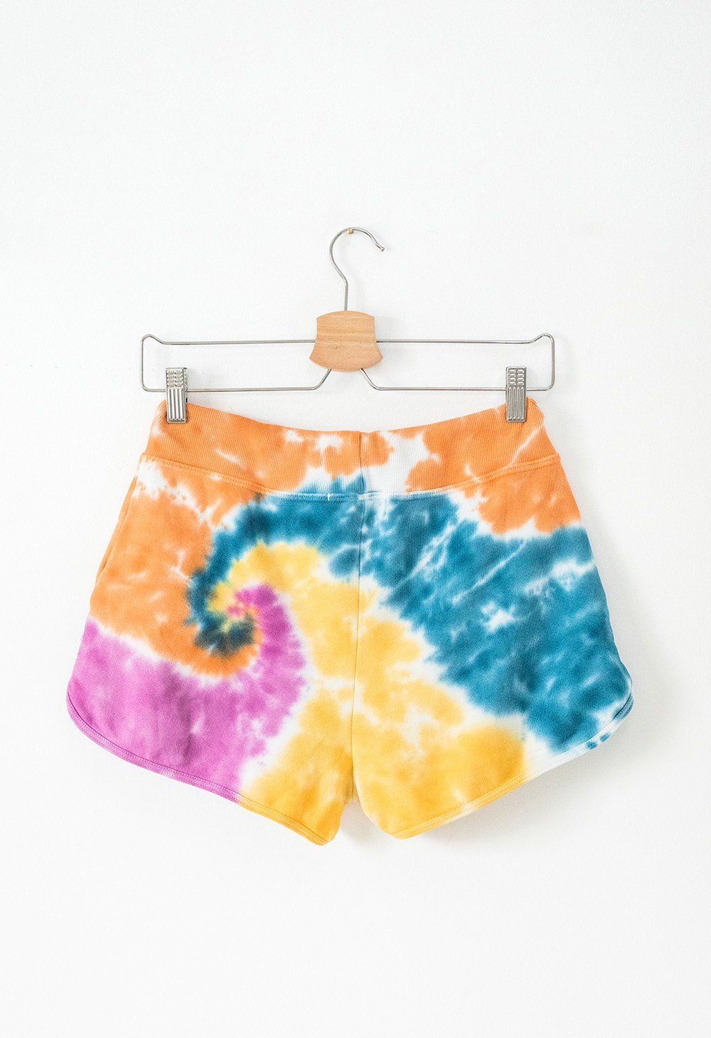 DOUBLE TROUBLE TIE DYE SWEAT SHORT sold by Nica product image thumbnail 2