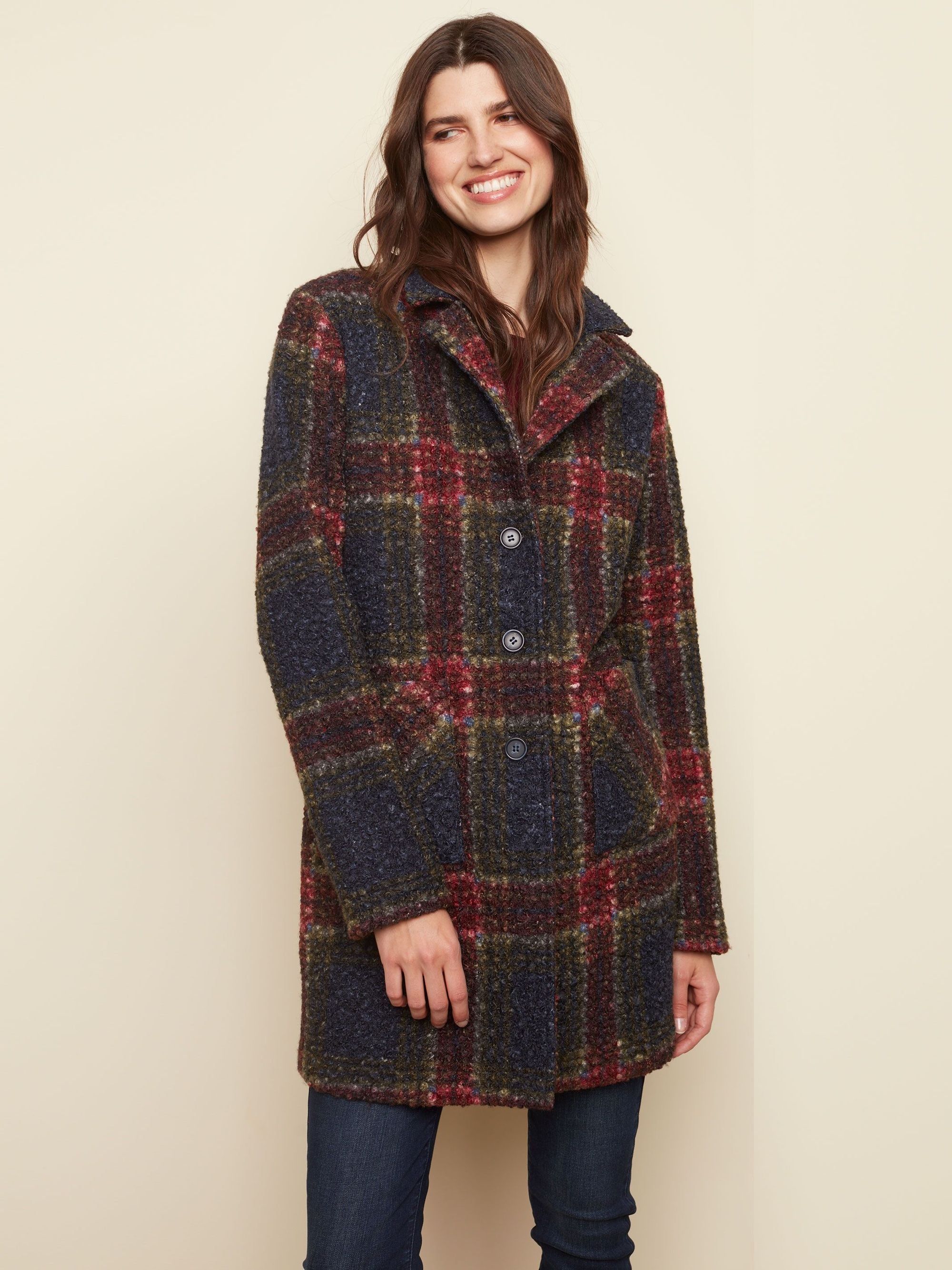 PLAID JACKET sold by Nica