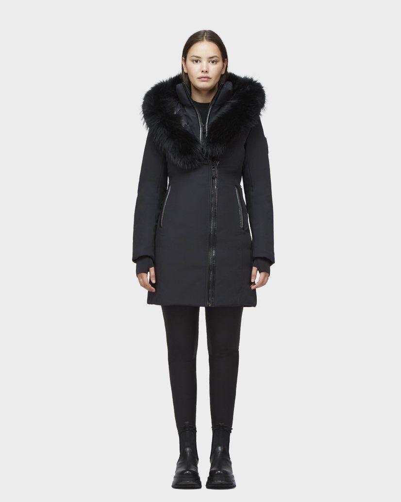 MAIA DOWN PARKA WITH REMOVABLE FUR sold by Nica