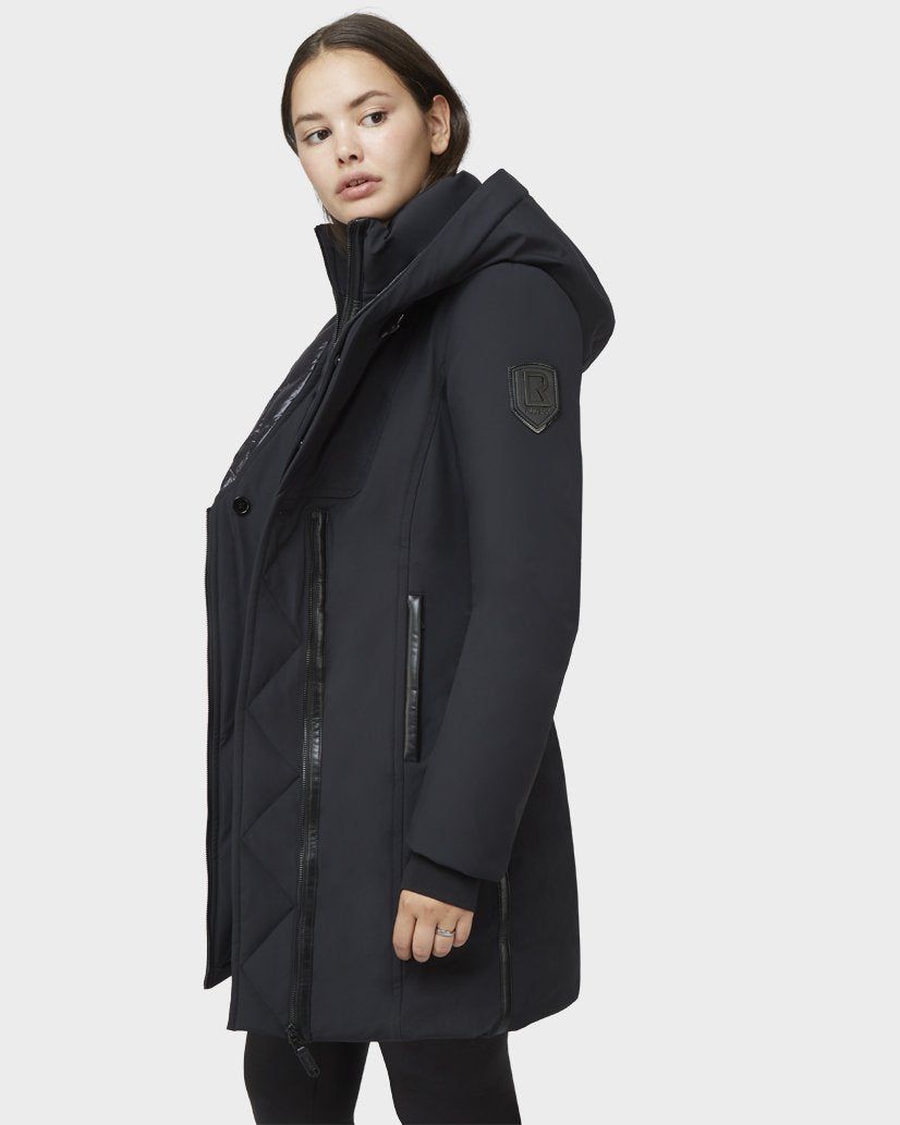 MAIA DOWN PARKA WITH REMOVABLE FUR sold by Nica product image thumbnail 10