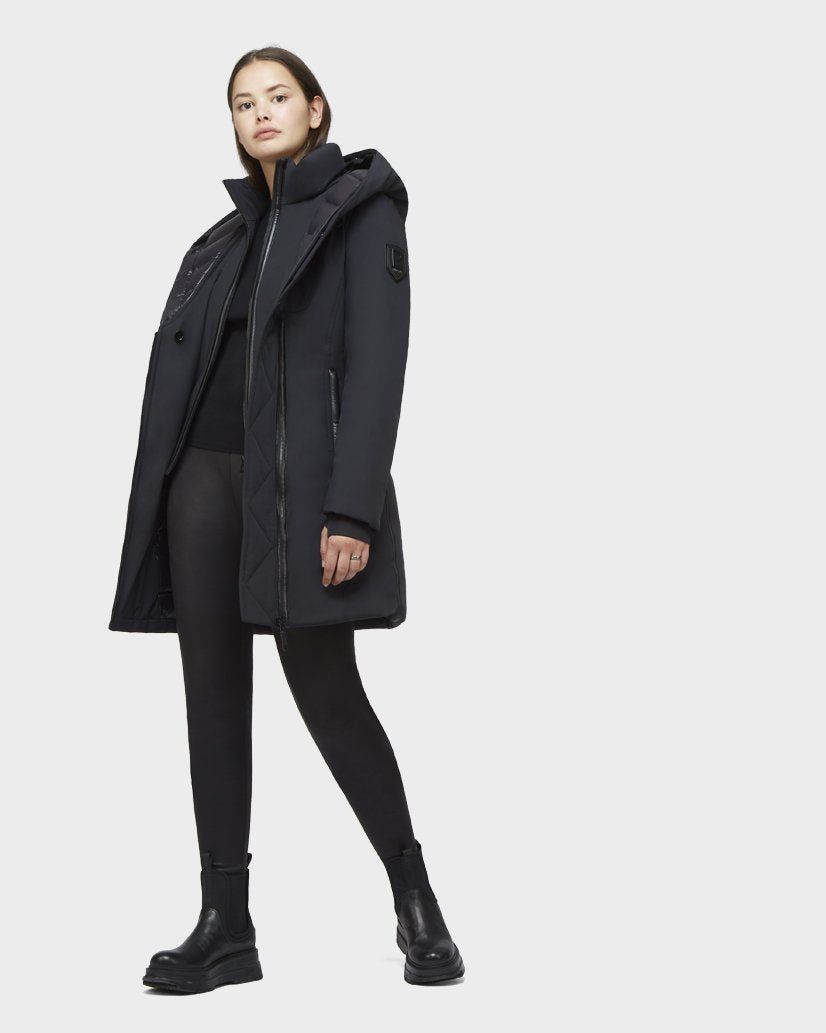 MAIA DOWN PARKA WITH REMOVABLE FUR sold by Nica product image thumbnail 7