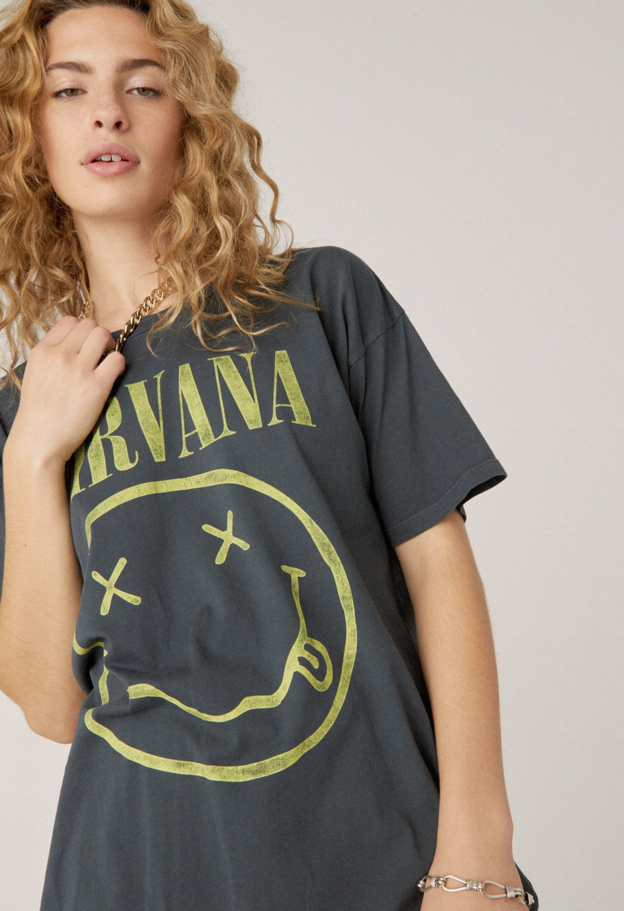 NIRVANA SMILEY MERCH TEE sold by Nica product image thumbnail 8
