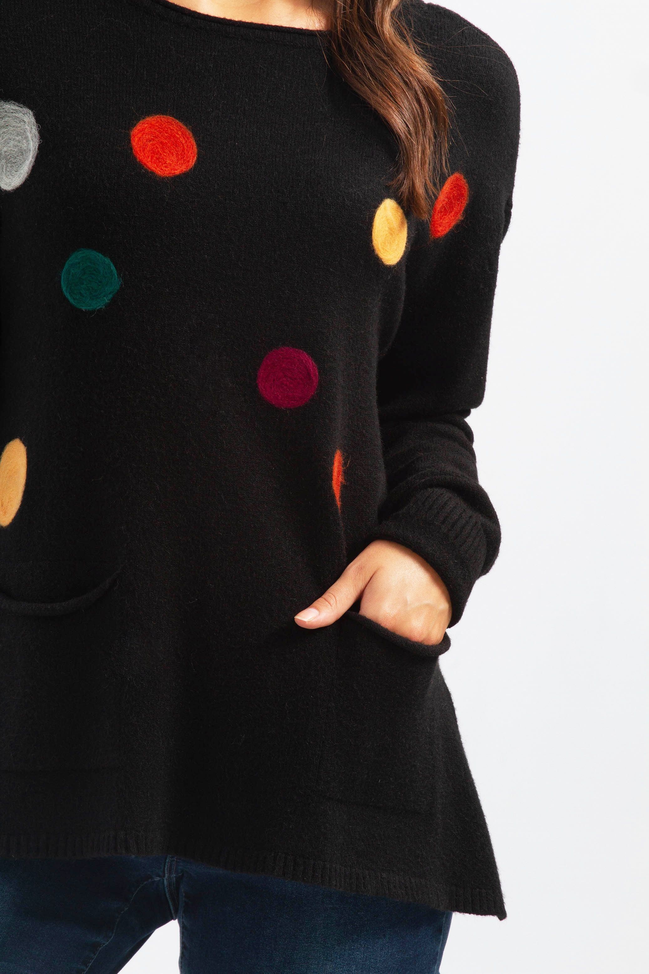 POLKA DOT SWEATER sold by Nica product image thumbnail 2