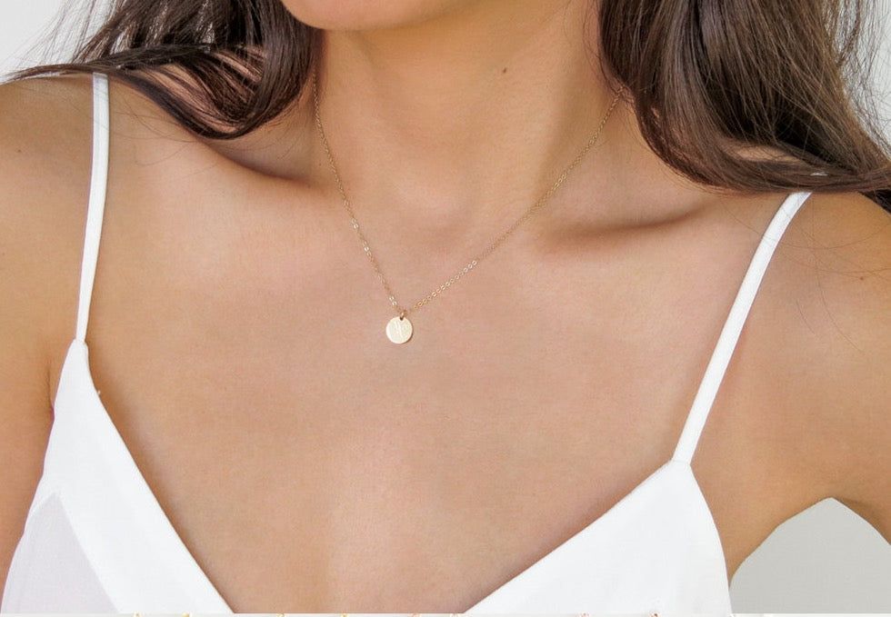 MINI INITIAL NECKLACE sold by Nica