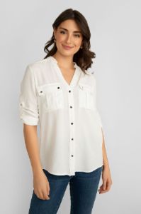 BUTTON UP BLOUSE sold by Nica