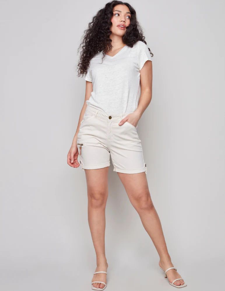 COTTON CARGO SHORTS sold by Nica