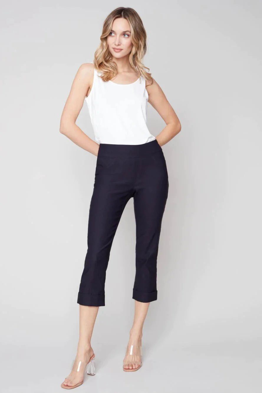 STRETCH PULL ON CROPPED PANT sold by Nica product image thumbnail 2