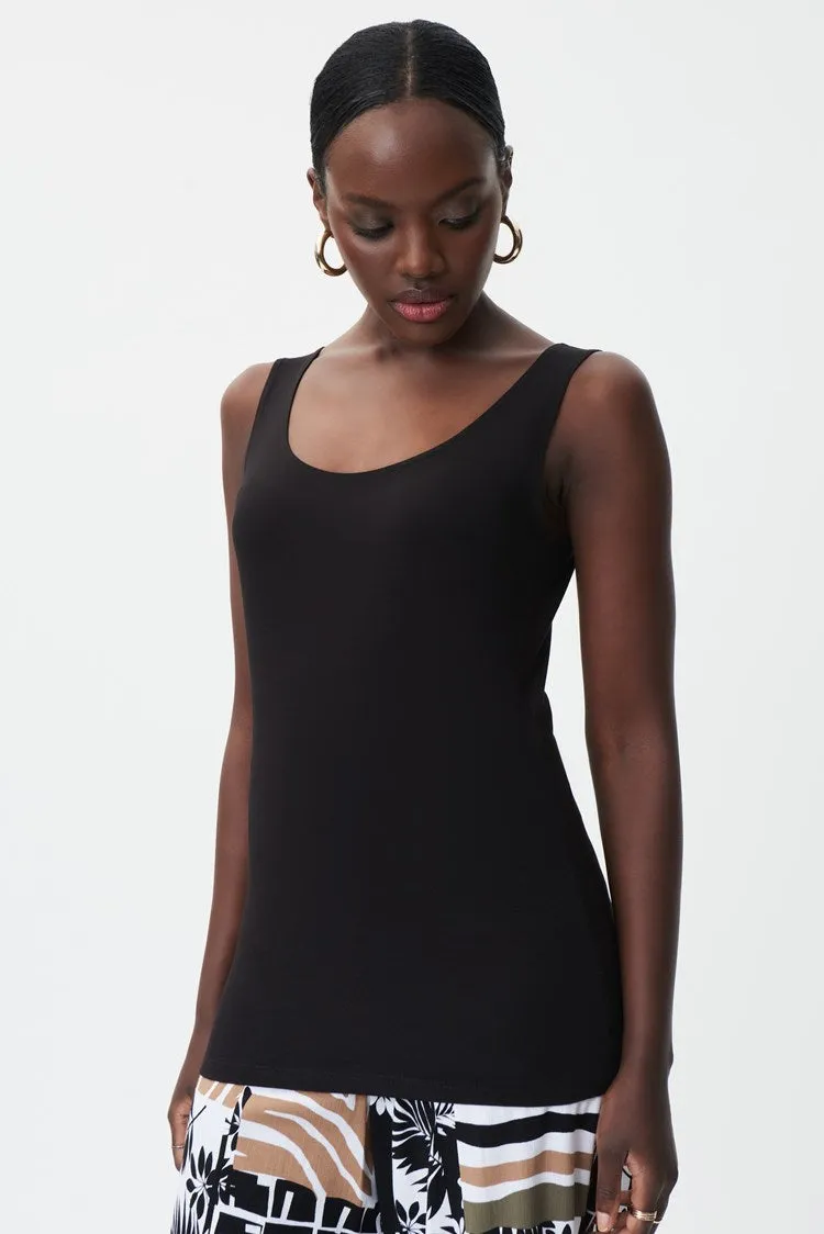 Jersey Solid Sleeveless Top sold by Nica product image thumbnail 2